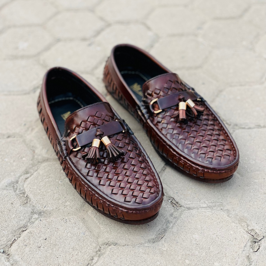 Handmade woven loafer MS-6068