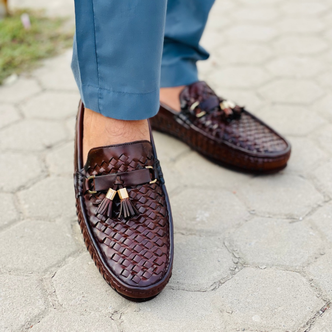Handmade woven loafer MS-6068