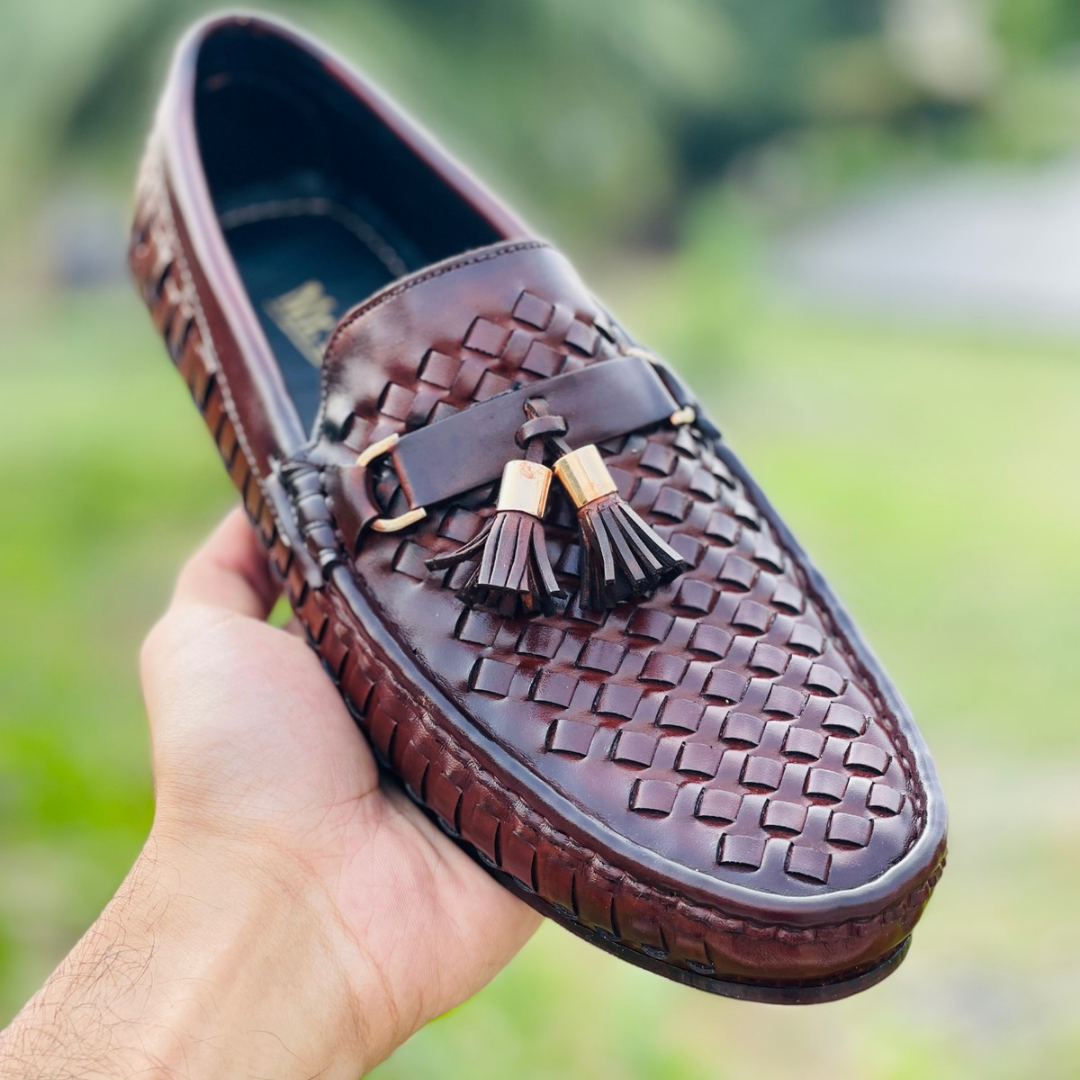 Handmade woven loafer MS-6068