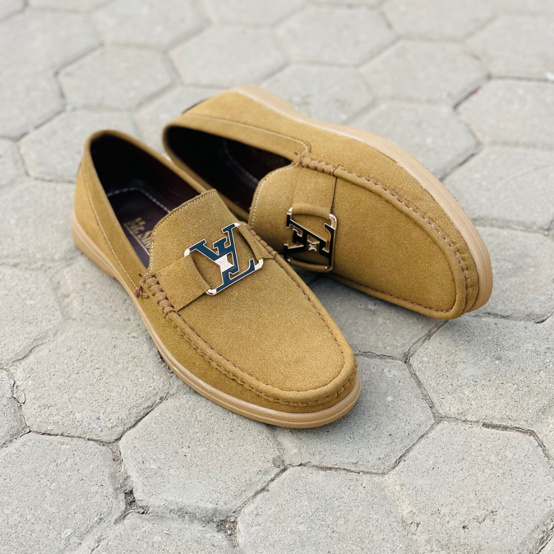 Handmade suede loafer MS-0589