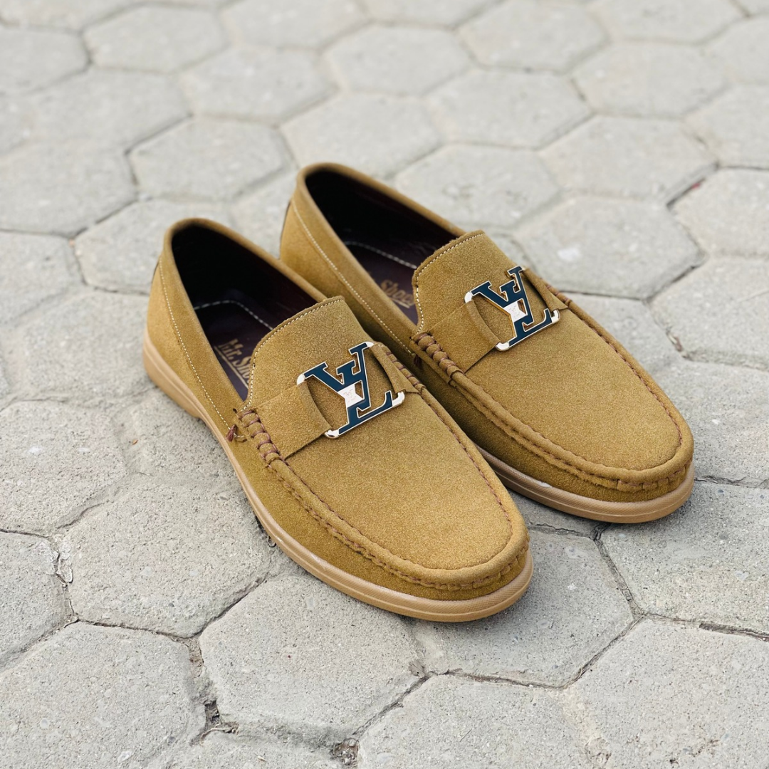 Handmade suede loafer MS-0589
